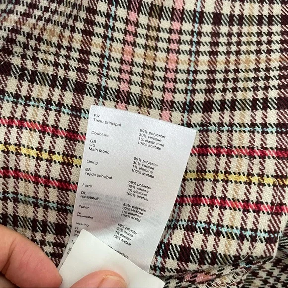 CLAUDIE PIERLOT
Short-Sleeved Checkered Dress - Picture 14 of 16